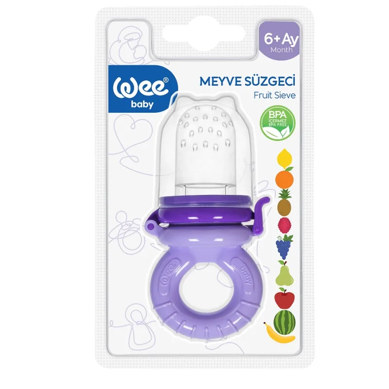 Dispozitiv de hranire tip suzeta din silicon pentru fructe, 1 bucata, Wee Baby — preț și oferte