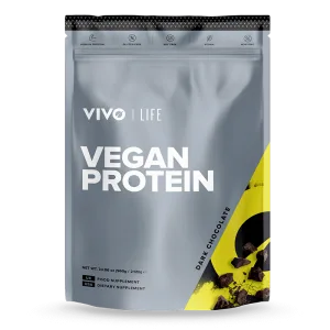 Proteine vegetale cu aroma de Ciocolata neagra Life, 960g, Vivo