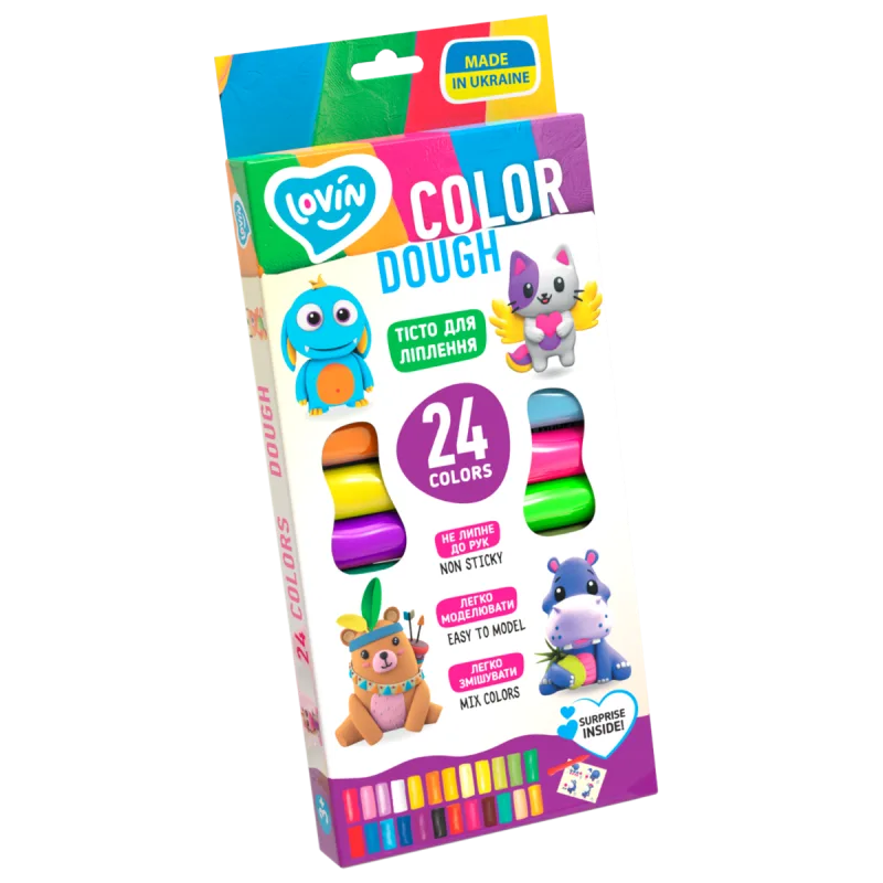 Set plastilina Lovin Shine&Aroma Dough, 24 x15g, Oktoclay — preț și oferte