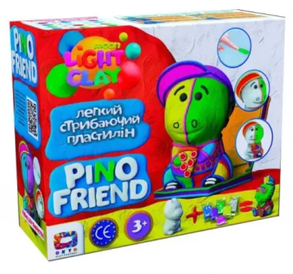 Set de creatie cu argila usoara Pino Friend Moon Light Caly-Rokki, 1 bucata, Oktoclay — preț și oferte