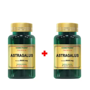 Pachet Astragalus Extract 9000mg, 60 + 30 capsule, Cosmopharm