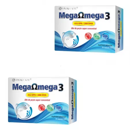 Pachet Mega Omega 3, 30 + 30 capsule moi, Cosmopharm — preț și oferte