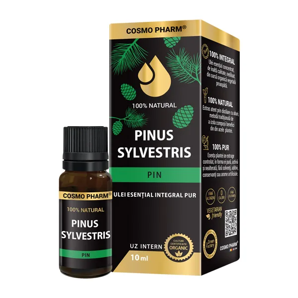 Ulei esential integral de pin, 10ml, Cosmopharm — preț și oferte