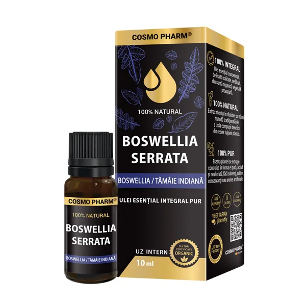 Ulei esential integral de tamaie indiana, 10ml, Cosmopharm — preț și oferte