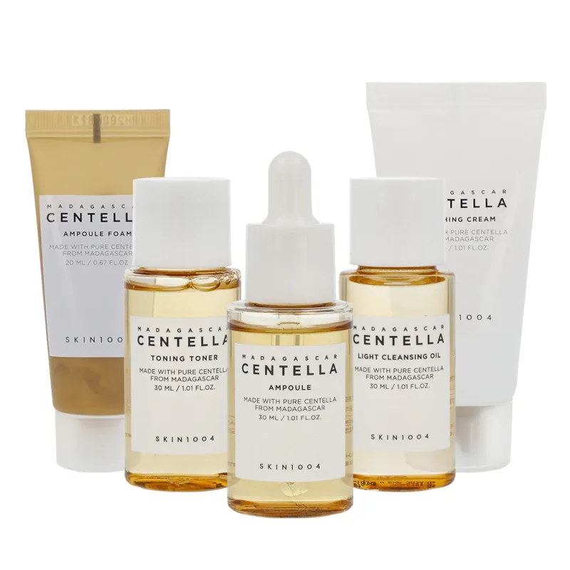 Kit pentru calatorii Madagascar Centella, 5 produse, Skin1004 — preț și oferte