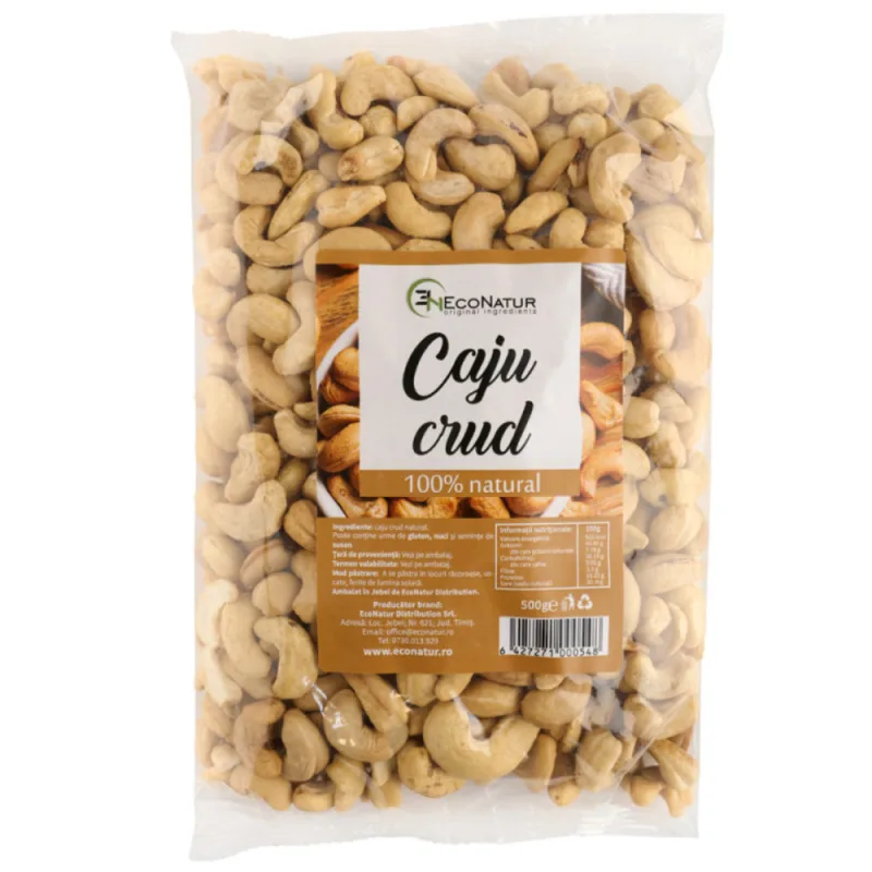 Caju crud, 500g, EcoNatur — preț și oferte