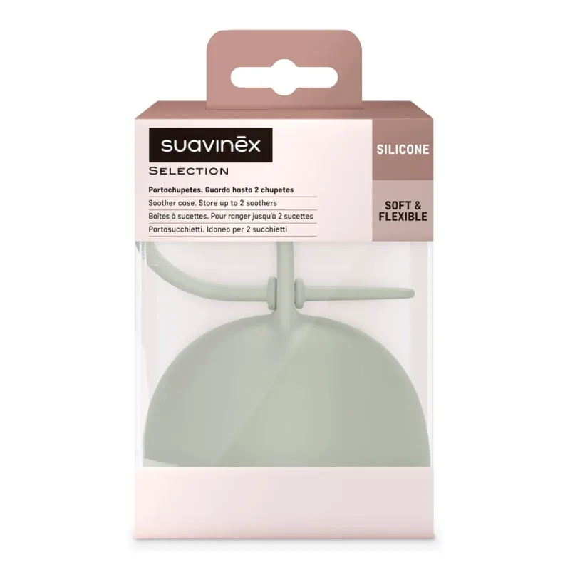 Cutie din silicon pentru suzeta Colour Essence, verde, Suavinex — preț și oferte