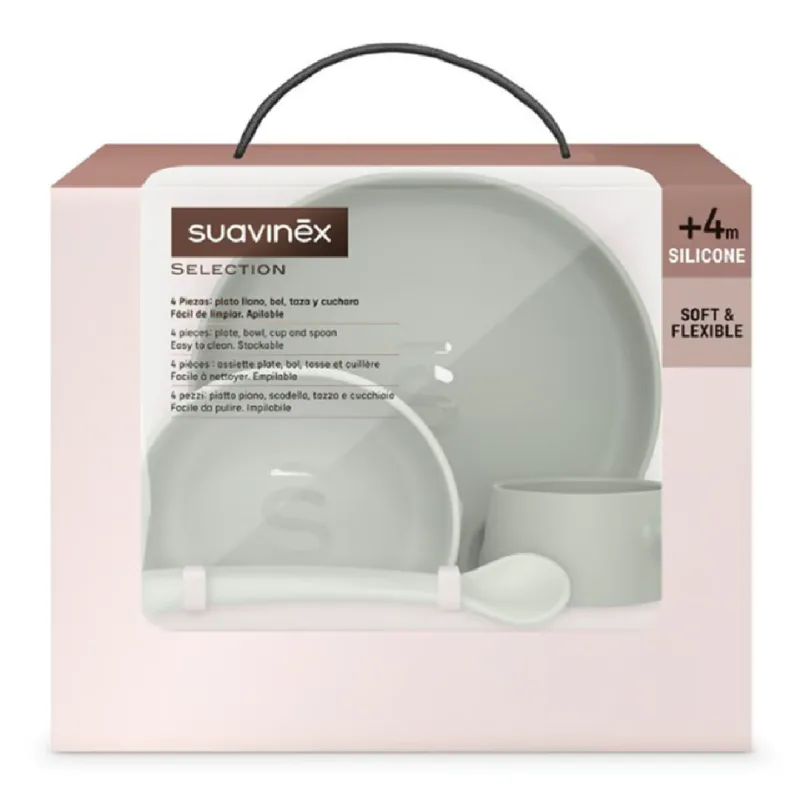 Set pentru diversificare Colour Essence, +4 luni, roz, Suavinex — preț și oferte