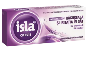 Isla Cassis, 30 tablete de supt, Engelhard Arzneimittel