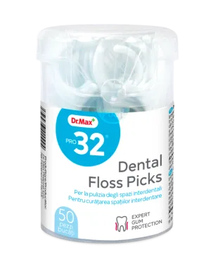 Pro32 Ata dentara cu scobitoare Floss Pick, 50 bucati