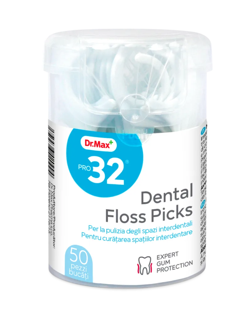 Pro32 Ata dentara cu scobitoare Floss Pick, 50 bucati — preț și oferte