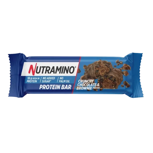 Baton proteic Crispy Chocolate Brownie, 65g, Nutramino — preț și oferte