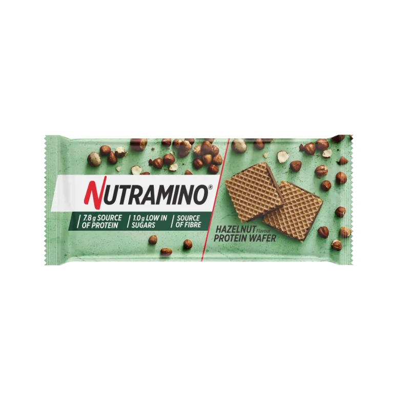 Napolitane proteice Wafer-Hazelnut, 39g, Nutramino — preț și oferte