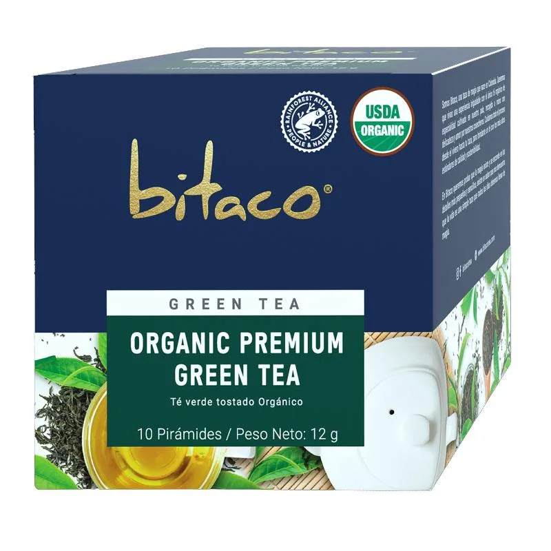 Ceai verde premium Eco, 10 plicuri, Bitaco — preț și oferte