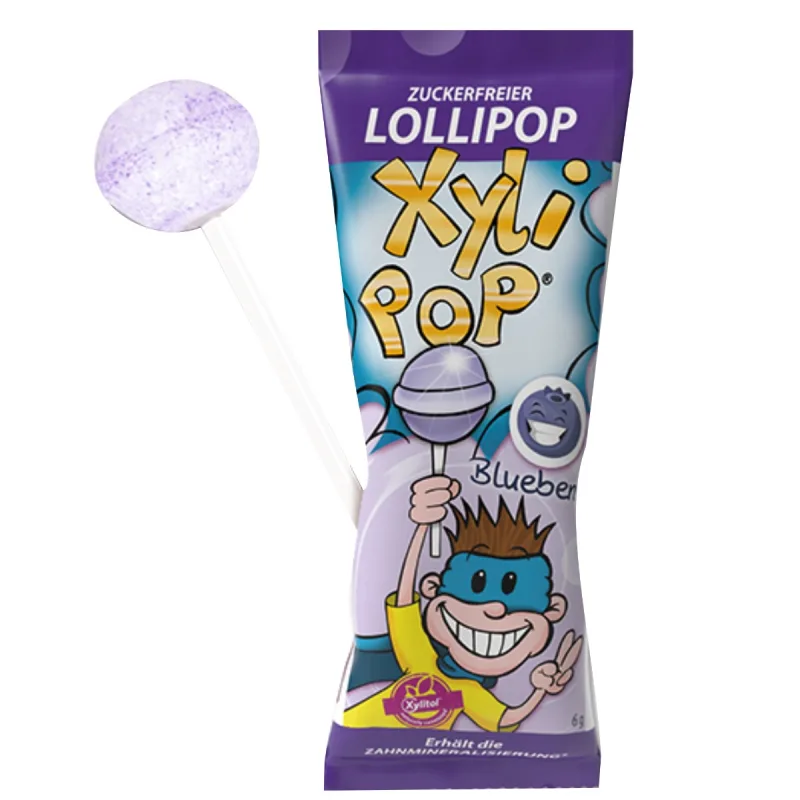 Acadea cu aroma de afine pentru +3 ani Xylipop, 6g, Miradent — preț și oferte