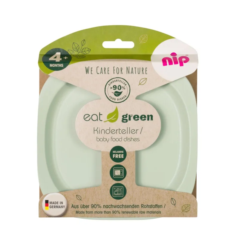 Set farfurii din materiale organice pentru +4 luni, 2 bucati, Nip — preț și oferte