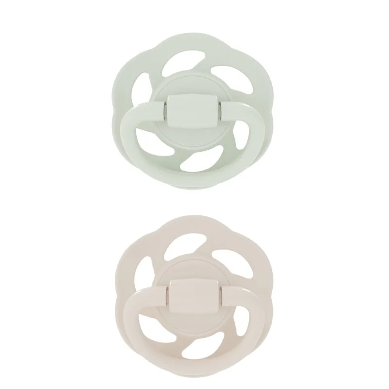 Set 2 suzete Cherry Green Newborn Boy cu tetina din latex natural si inel pentru 0-2 luni, 1 bucata, Nip — preț și oferte