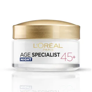 Crema antirid pentru fata de noapte Age Specialist 45+, 50ml, L'Oreal Paris