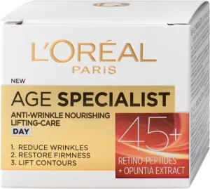 Crema de zi Age Specialist 45+, 50ml, L'Oreal Paris