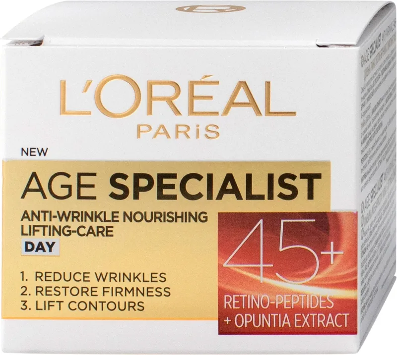 Crema de zi Age Specialist 45+, 50ml, L'Oreal Paris — preț și oferte
