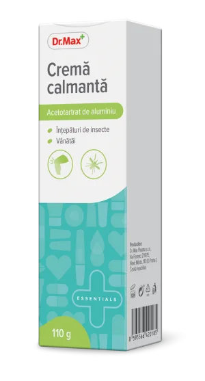 Dr. Max Crema calmanta cu acetotartrat de aluminiu, 110g