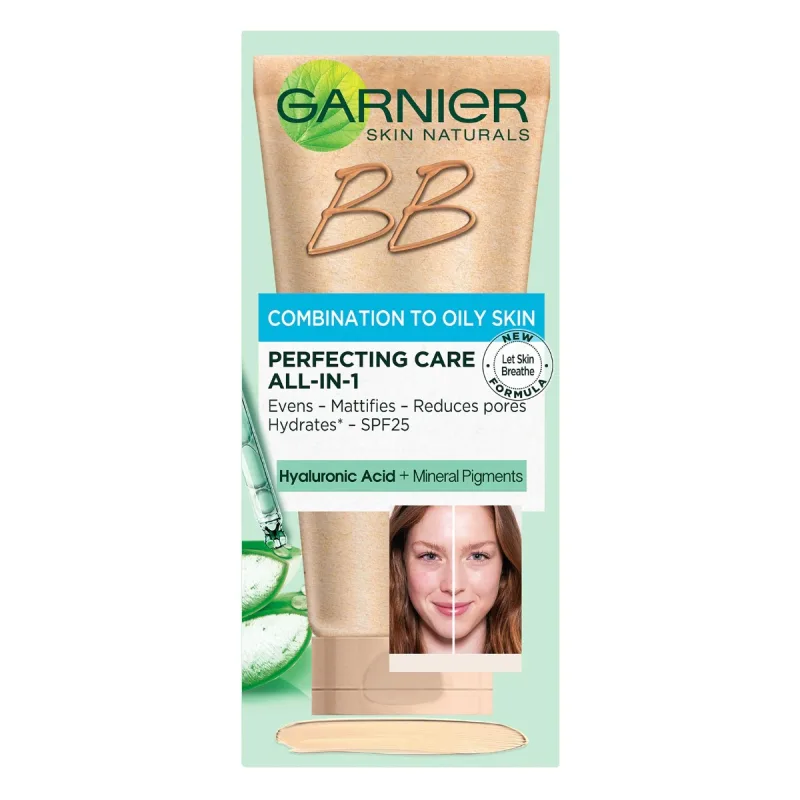 Crema BB multifunctionala de zi pentru ten mixt si gras cu nunata deschisa, 50ml, Garnier — preț și oferte