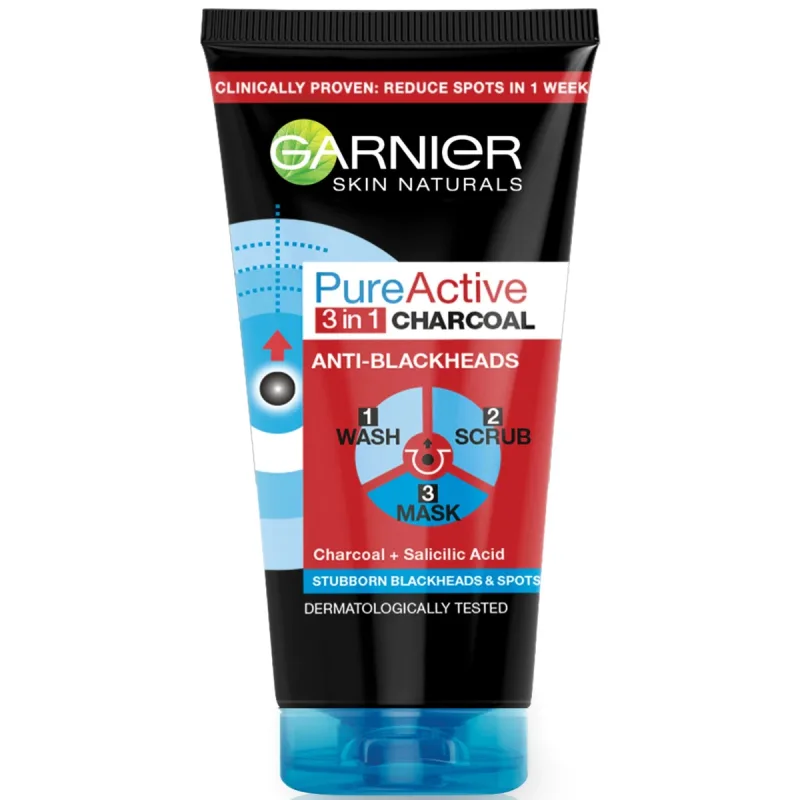 Gel de curatare pentru fata 3in1 pentru ten gras cu imperfectiuni, 150ml, Garnier — preț și oferte