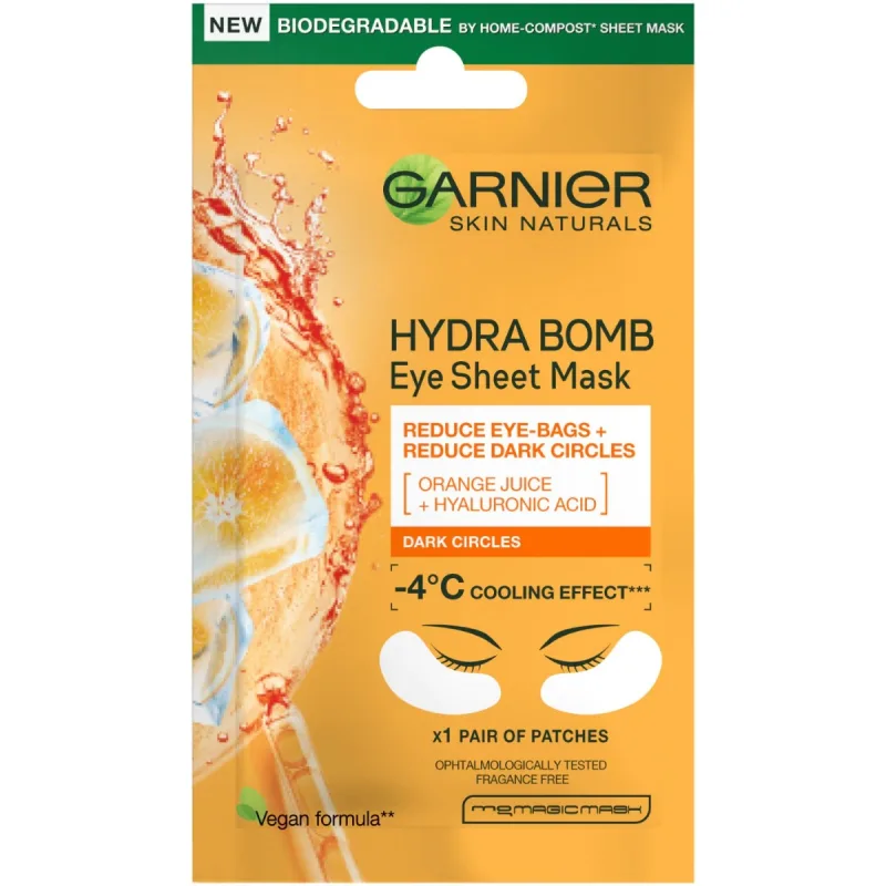 Masca de ochi cu extract de portocale Moisture + Fresh Look, 6g, Garnier — preț și oferte