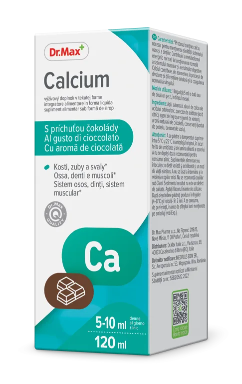 Dr. Max Calcium Sirop, 120ml — preț și oferte