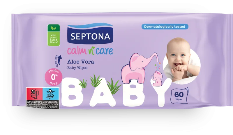 Servetele cu aloe vera, 60 bucati, Septona — preț și oferte