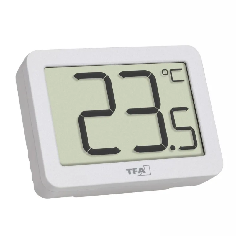 Termometru digital de camera cu suport magnetic alb, 1 bucata, TFA — preț și oferte