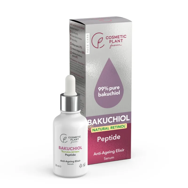 Elixir Serum Anti-Ageing cu Backuchiol si Peptida, 30ml, Cosmetic Plant — preț și oferte