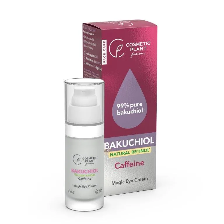 Crema pentru ochi cu Backuchiol si Cafeina, 30ml, Cosmetic Plant — preț și oferte