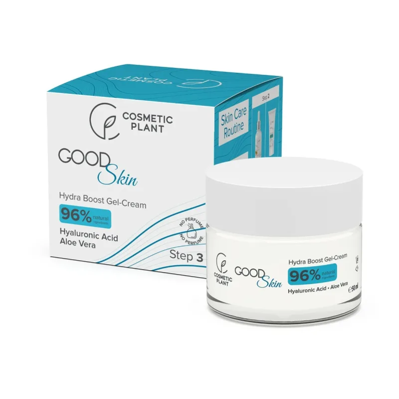 Crema gel hidratanta cu acid hialuronic, minerale si aloe vera Good Skin, 50ml, Cosmetic Plant — preț și oferte