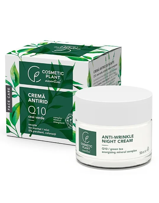 Crema antirid de noapte Plant Q10, 50ml, Cosmetic Plant — preț și oferte