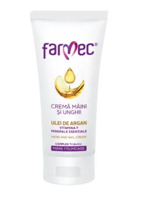 Crema pentru maini si unghii cu argan, 100ml, Farmec