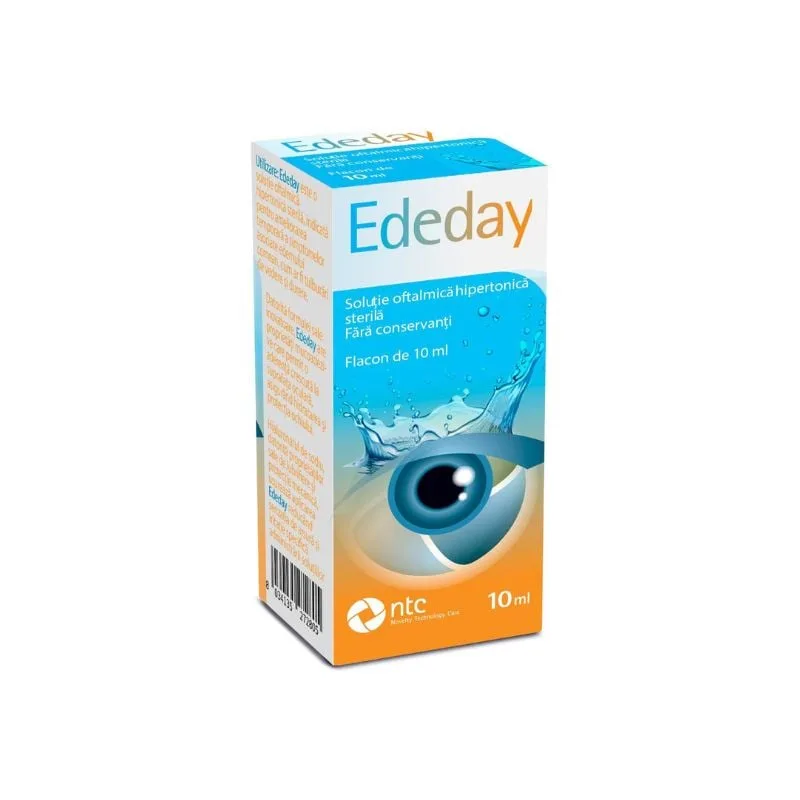 Solutie oftalmica hipertonica sterila Ededay, 10 ml, NTC NTC ITALIA — preț și oferte