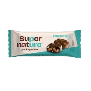 Migdale invelite in ciocolata bio, 34g, Super Nature