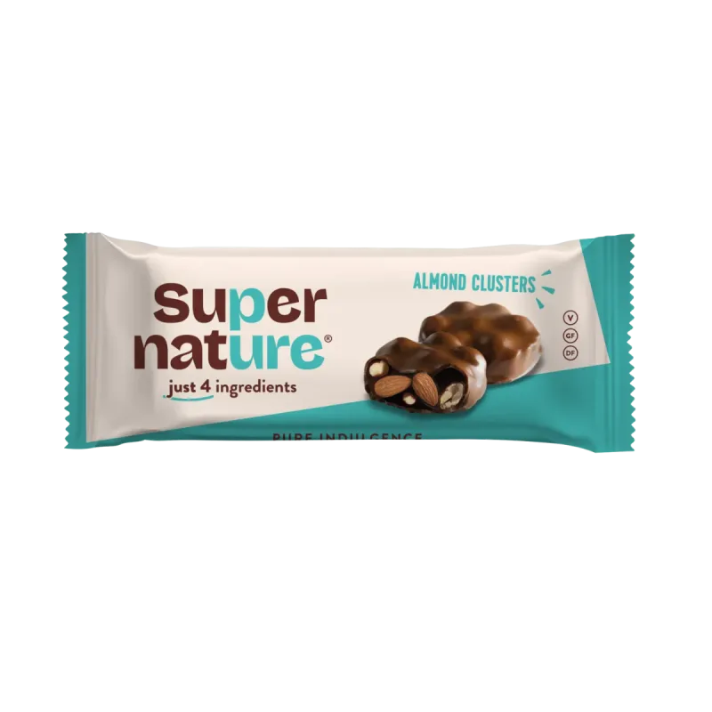 Migdale invelite in ciocolata bio, 34g, Super Nature — preț și oferte