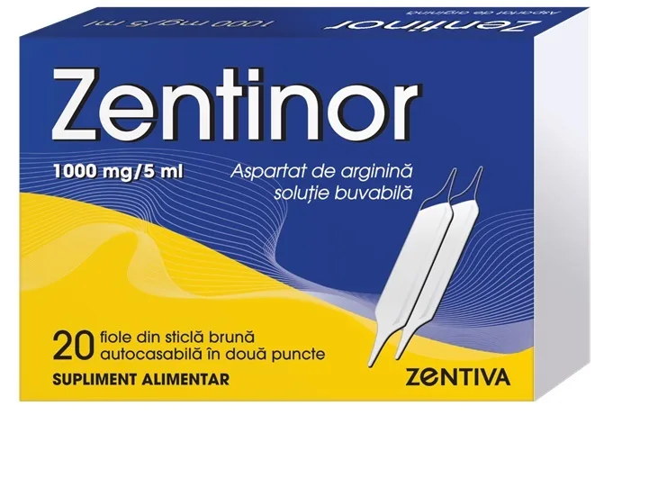 Zentinor, 20 fiole buvabile, Zentiva — preț și oferte