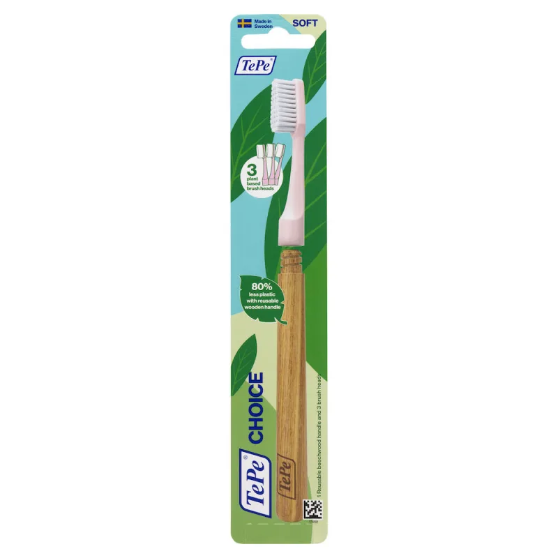 Set maner cu 3 capete periuta de dinti Choice, 1 bucata, TePe — preț și oferte