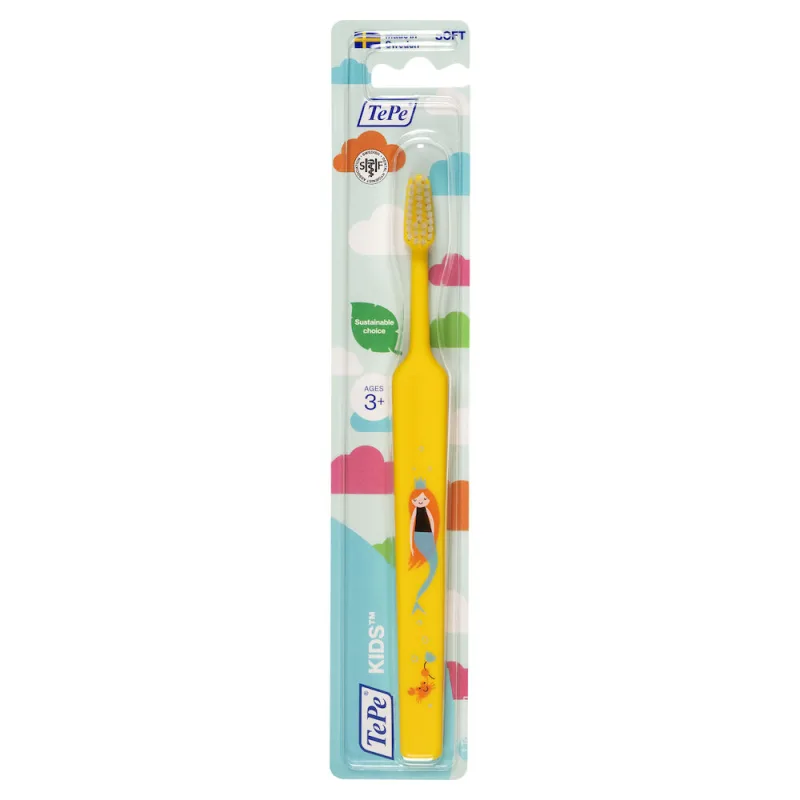 Periuta de dinti pentru copii de la +3 ani Kids Soft, 1 bucata, TePe — preț și oferte