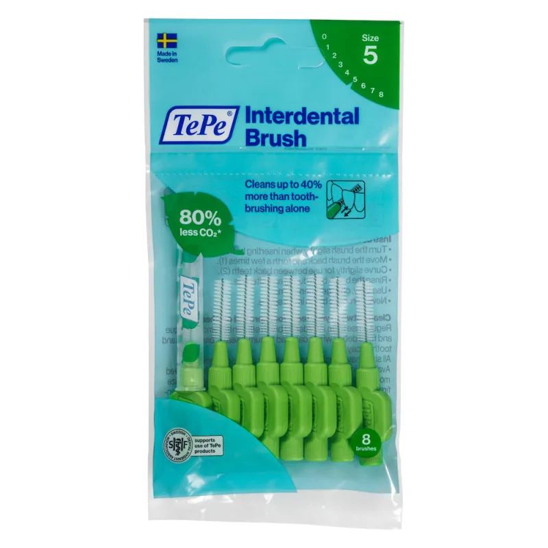 Set periute interdentare Original verde, 8 bucati, TePe — preț și oferte