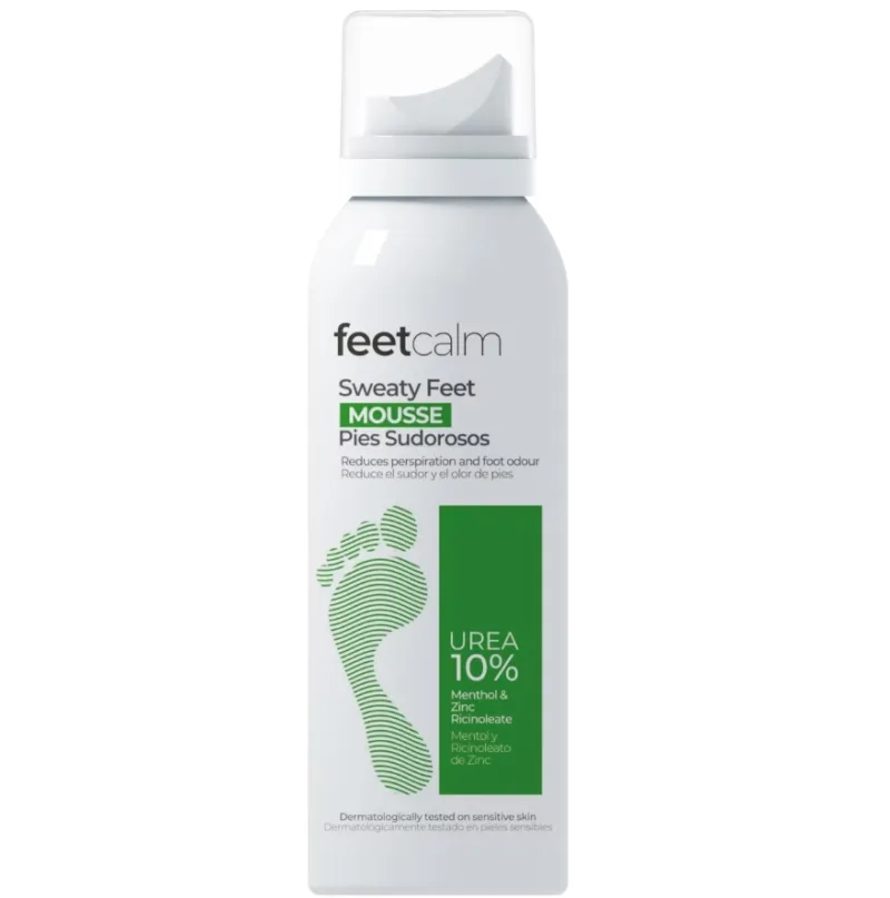 Spuma pentru picioare antiperspiranta 10% uree, 125ml, Feet Calm — preț și oferte