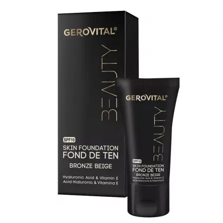 Fond de ten Beauty Bronze Beige, 30ml, Gerovital — preț și oferte