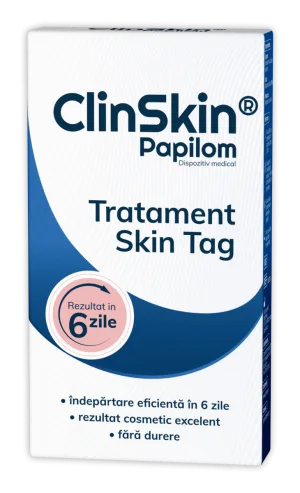 Clinskin Papilom tratament skin tag, 1 bucata, Zdrovit