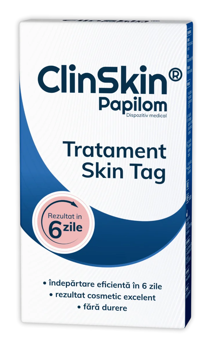 Clinskin Papilom tratament skin tag, 1 bucata, Zdrovit — preț și oferte