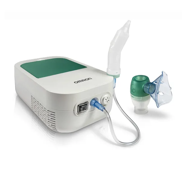 Aparat aerosoli cu aspirator nazal pentru bebelusi DuoBaby, 1 bucata, Omron — preț și oferte