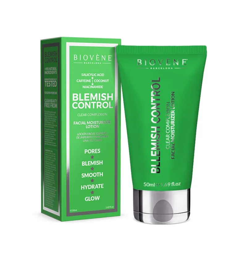 Lotiune hidratanta pentru ten acneic Blemish Control, 50ml, Biovene — preț și oferte