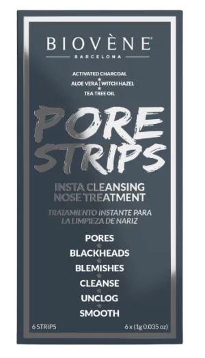 Plasturi curatare puncte negre Pore Strips, 6 bucati, Biovene